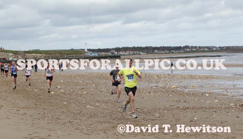 Finishing the Pier to Pier Race, South Shields to Roker, Sunderland.